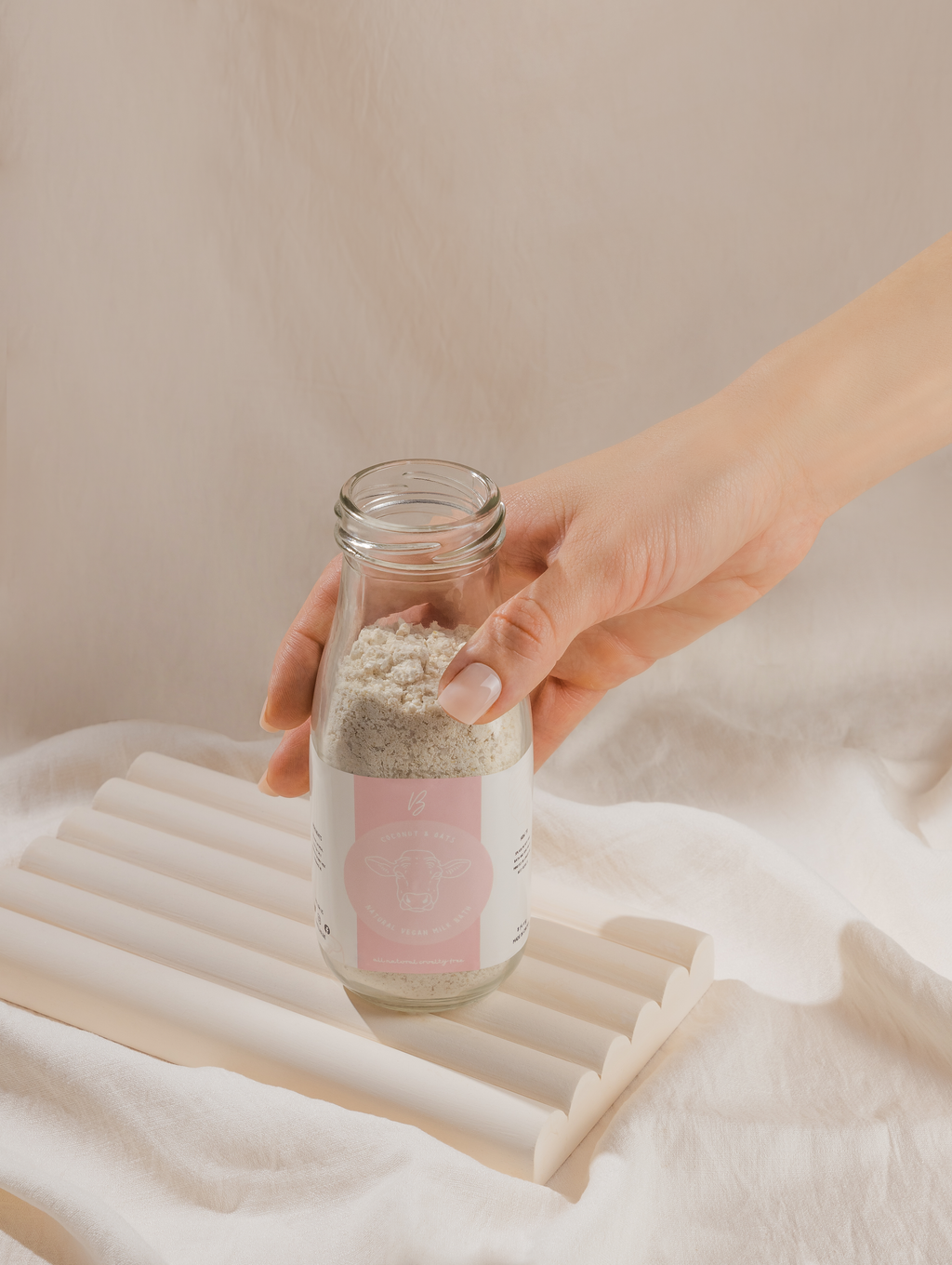 Organic coconut milk bath